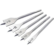 Draper Expert 5 Piece Flat Wood Bit Set Draper Expert 5 Piece Flat Wood Bit Set