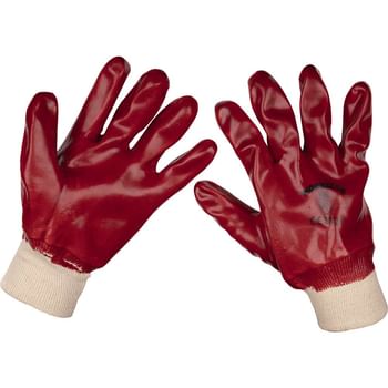 Sealey General Purpose PVC Knit Wrist Waterproof Gloves