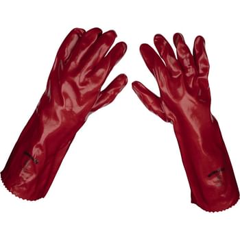 Sealey 9114 PVC Gauntlet Gloves