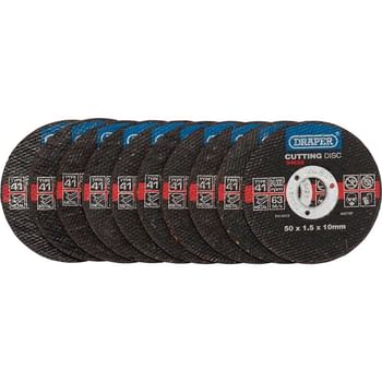 Draper Metal Cutting Discs Pack of 10