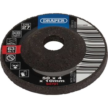 Draper DPC Depressed Centre Metal Grinding Disc
