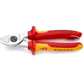 Knipex 95 16 VDE Insulated Tethered Cable Shears Pliers