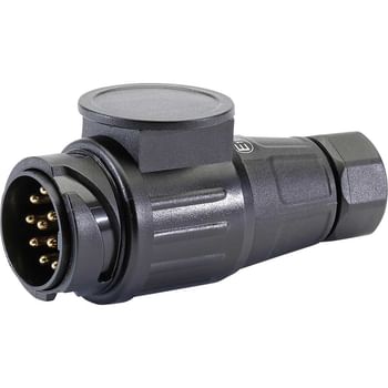 Draper 13-Pin Euro 12V Twin Inlet Towing Plug