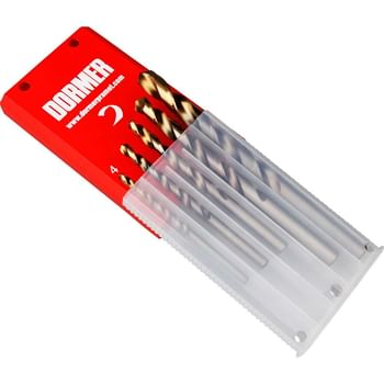 Dormer A089 5 Piece HSS TiN Coated Drill Set Dormer A089 5 Piece HSS TiN Coated Drill Set