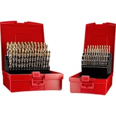 Dormer A095 No 209 91 Piece HSS TiN Coated 1mm-10mm By 0.1mm Drill Set 