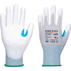 Portwest MR13 PU Palm Cut Resistant ESD Gloves