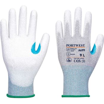 Portwest MR13 PU Palm Cut Resistant ESD Gloves