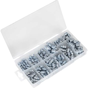 Sealey 130 Piece Grease Nipple Assortment Metric BSP and UNF