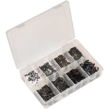 Sealey 800 Piece E Clip Retainer Assortment