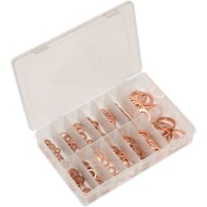 Sealey 250 Piece Copper Sealing Washer Assortment Metric