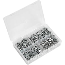 Sealey 320 Piece Steel Nut Assortment Imperial UNF