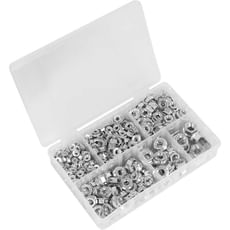 Sealey 390 Piece Serrated Flange Nut Assortment Metric