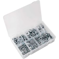 Sealey 1070 Piece Flat Washer Assortment Metric