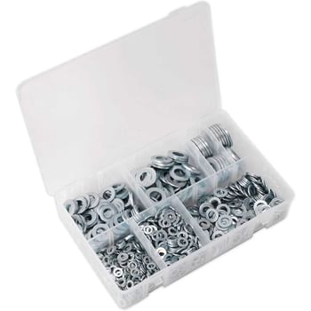 Sealey 1070 Piece Flat Washer Assortment Metric
