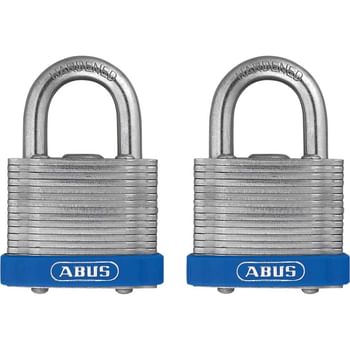 Abus 41 Series Laminated Steel Padlock Pack of 2 Keyed Alike