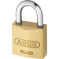 Abus 65 Series Compact Brass Padlock Keyed Alike Abus 65 Series Compact Brass Padlock Keyed Alike