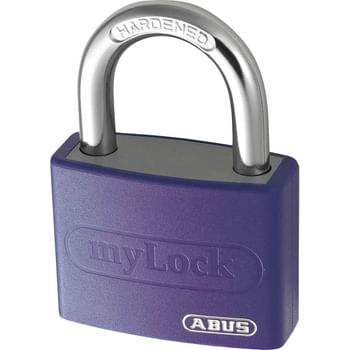 Abus T65AL Series Aluminium Padlock Violet Keyed Alike
