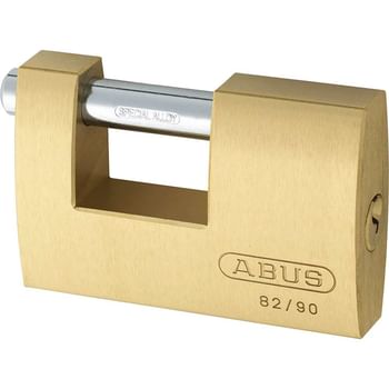 Abus 82 Series Monoblock Brass Shutter Padlock