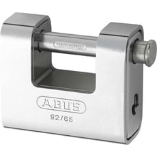 Abus 80mm 92 Series Steel Clad Body Brass Shutter Padlock