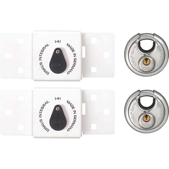 Abus 141 Series Integral Van Lock and 26 Series Diskus Padlock
