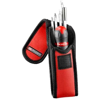 Facom ACL.2A5 3 in 1 Ratcheting Screwdriver 4 Long Double End Blades