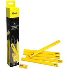 Advent Carpenter Pencils + Sharpener 