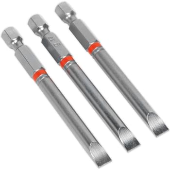Sealey Slotted Colour Coded Screwdriver Bit