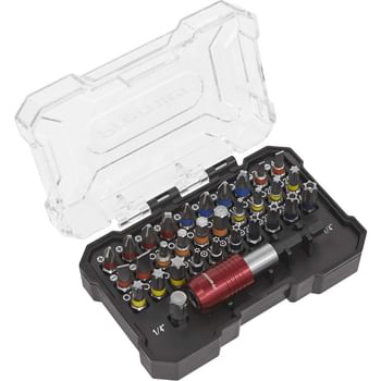 Sealey 32 Piece Colour Coded Screwdriver Bit Set