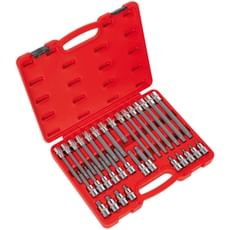 Sealey 32 Piece 1/2" Drive Ribe Socket Bit Set
