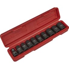 Sealey 9 Piece 1/2" Drive Impact Torx Socket Set