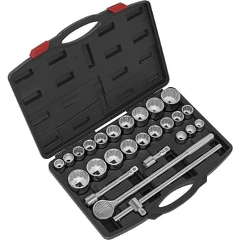 Sealey 26 Piece 3/4" Drive Bi Hexagon Socket Set
