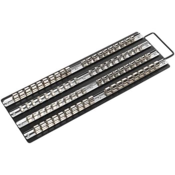 Sealey 1/4", 3/8" and 1/2" Drive Socket Rail Tray