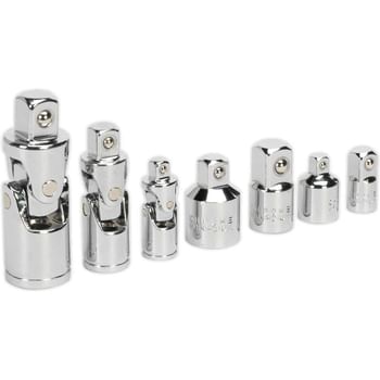 Sealey 7 Piece Universal Joint and Socket Adaptor Set
