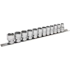 Sealey 12 Piece 3/8" Drive Lock On Hexagon Socket Set