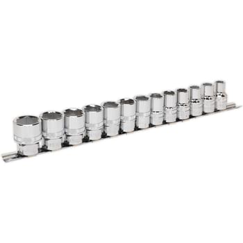 Sealey 13 Piece 1/2" Drive Lock On Hexagon Socket Set