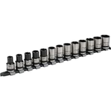 Sealey 13 Piece Black Series 1/2" Drive Lock On Hexagon Socket Set Sealey 13 Piece Black Series 1/2" Drive Lock On Hexagon Socket Set