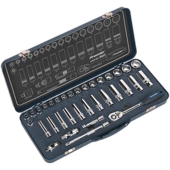 Sealey 34 Piece 3/8" Drive Socket Set