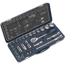 Sealey 26 Piece 1/2" Drive Socket Set Sealey 26 Piece 1/2" Drive Socket Set