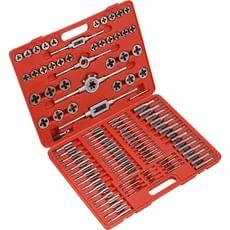 Sealey AK30110 110 Piece Alloy Steel Tap and Split Die Set Metric