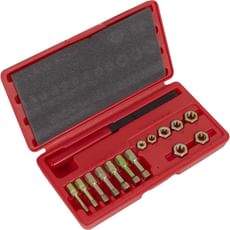 Sealey AK310 15 Piece Re-Threading Tap and Die Set Metric