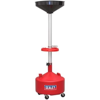 Sealey Mobile Manual Discharge Oil Drainer