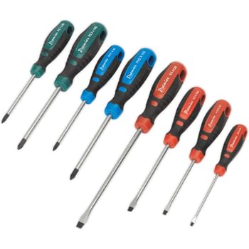 Sealey GripMAX 8 Piece Screwdriver Set