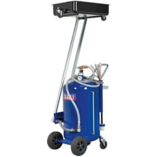 Sealey AK462DX Mobile Oil Drainer Cantilever Air Discharge and Probes