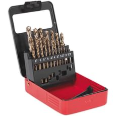 Sealey 19 Piece HSS-Co Drill Bit Set