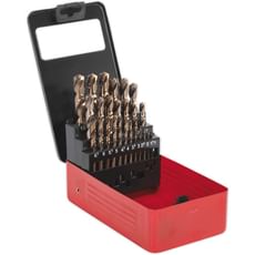 Sealey 25 Piece HSS-Co Drill Bit Set