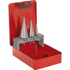 Sealey 3 Piece M2 HSS Step Drill Bit Set
