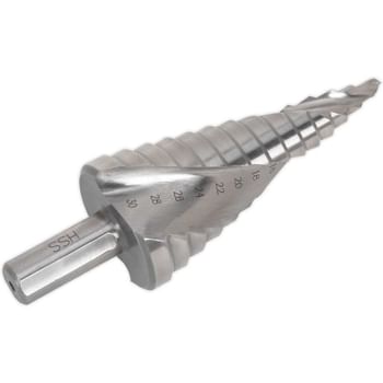 Sealey Spiral Fluted M2 HSS Step Drill Bit