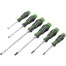 Sealey 6 Piece Slotted and Phillips Hammer Thru Screwdriver Set