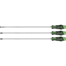 Sealey 3 Piece Slotted and Phillips Hammer Thru Long Screwdriver Set