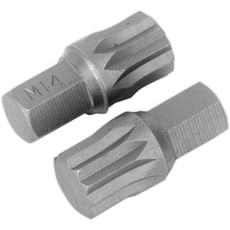 Sealey Spline 10mm Hex Shank Insert Bits Sealey Spline 10mm Hex Shank Insert Bits